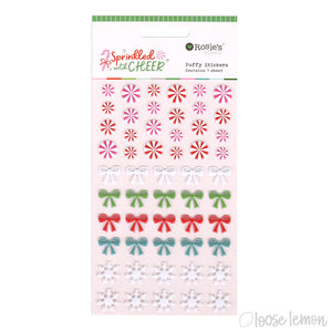 Sprinkled With Cheer | Puffy Mini Stickers (Icons)