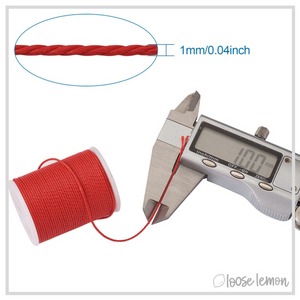 Waxed Cord Bundle | 5 X 10M Rolls | Brights