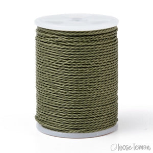 Waxed Cord Bundle | 5 X 10M Rolls | Earth