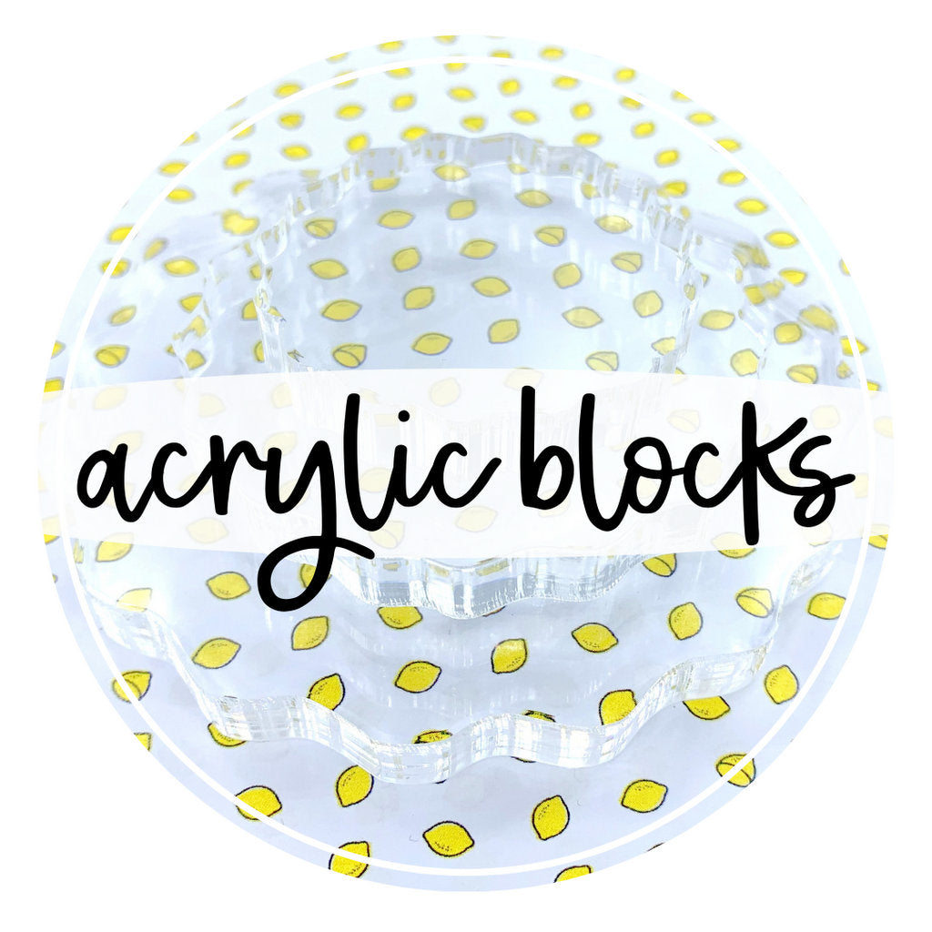 ACRYLIC STAMPING BLOCKS