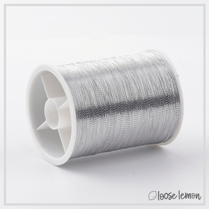 Silver Metallic Thread  | 0.1Mm X 55M