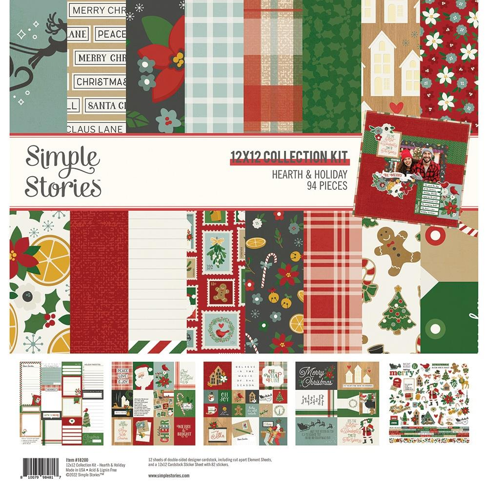 Simple Stories 12 x 12 Collection Kit | Hearth & Holiday