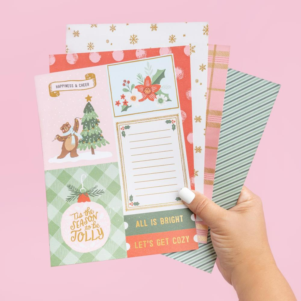 Crate Paper |  Mittens & Mistletoe 6" x 8" Paper Pad (36 Pages)