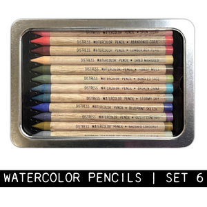 Tim Holtz Distress Watercolor Pencils | Set 6 (TDH83603)