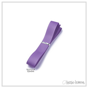 Grosgrain Ribbon x 10m (Purples)