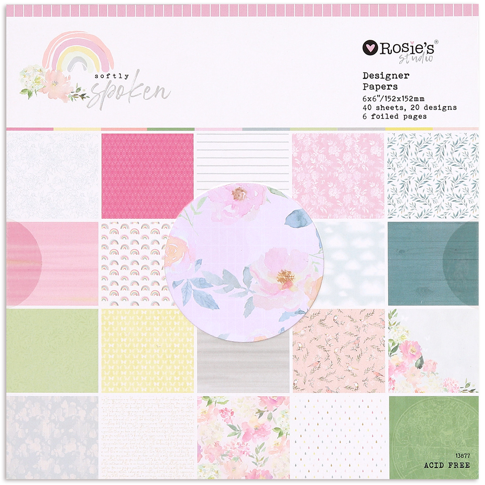 Softly Spoken | 6" X 6" PAPER PAD (40 SHEETS)