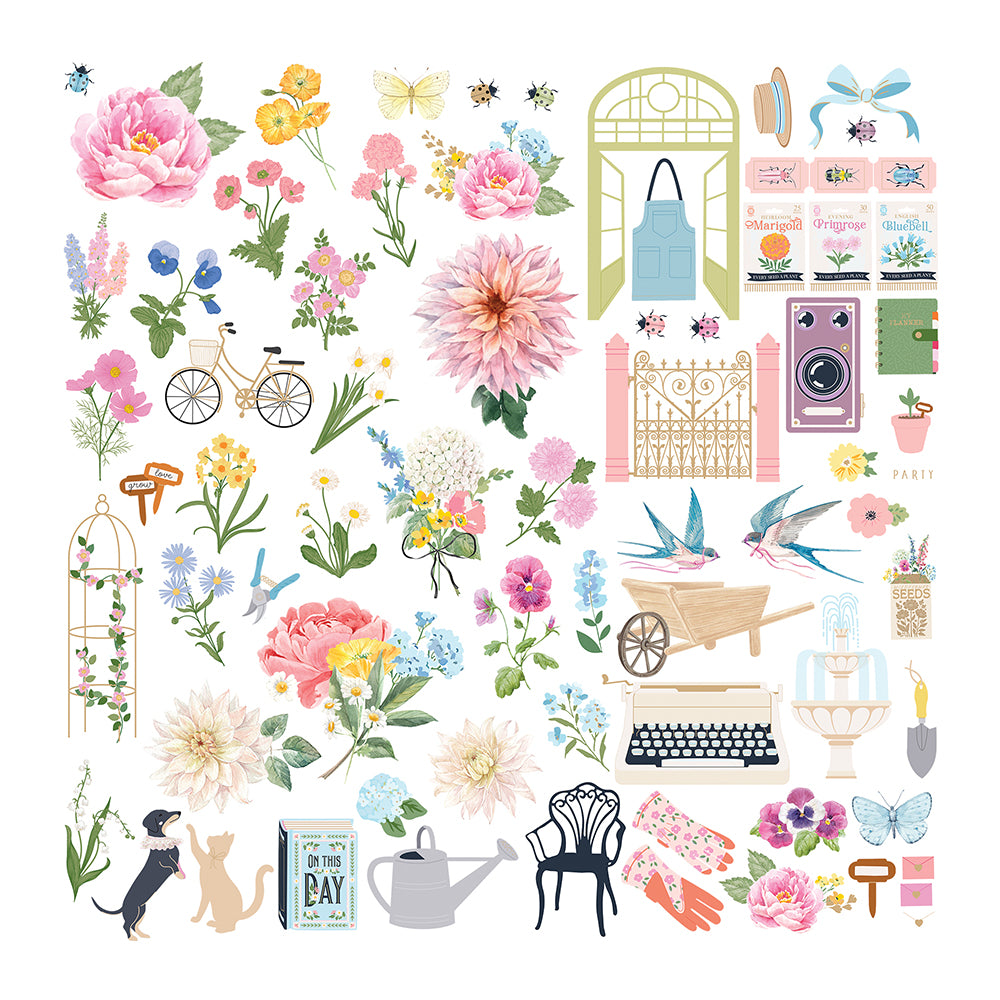 Garden Party | Diecut Ephemera (146 pcs)