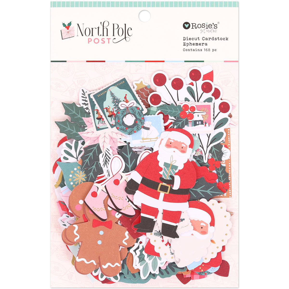 North Pole Post | Diecut Cardstock Ephemera (168 pcs)