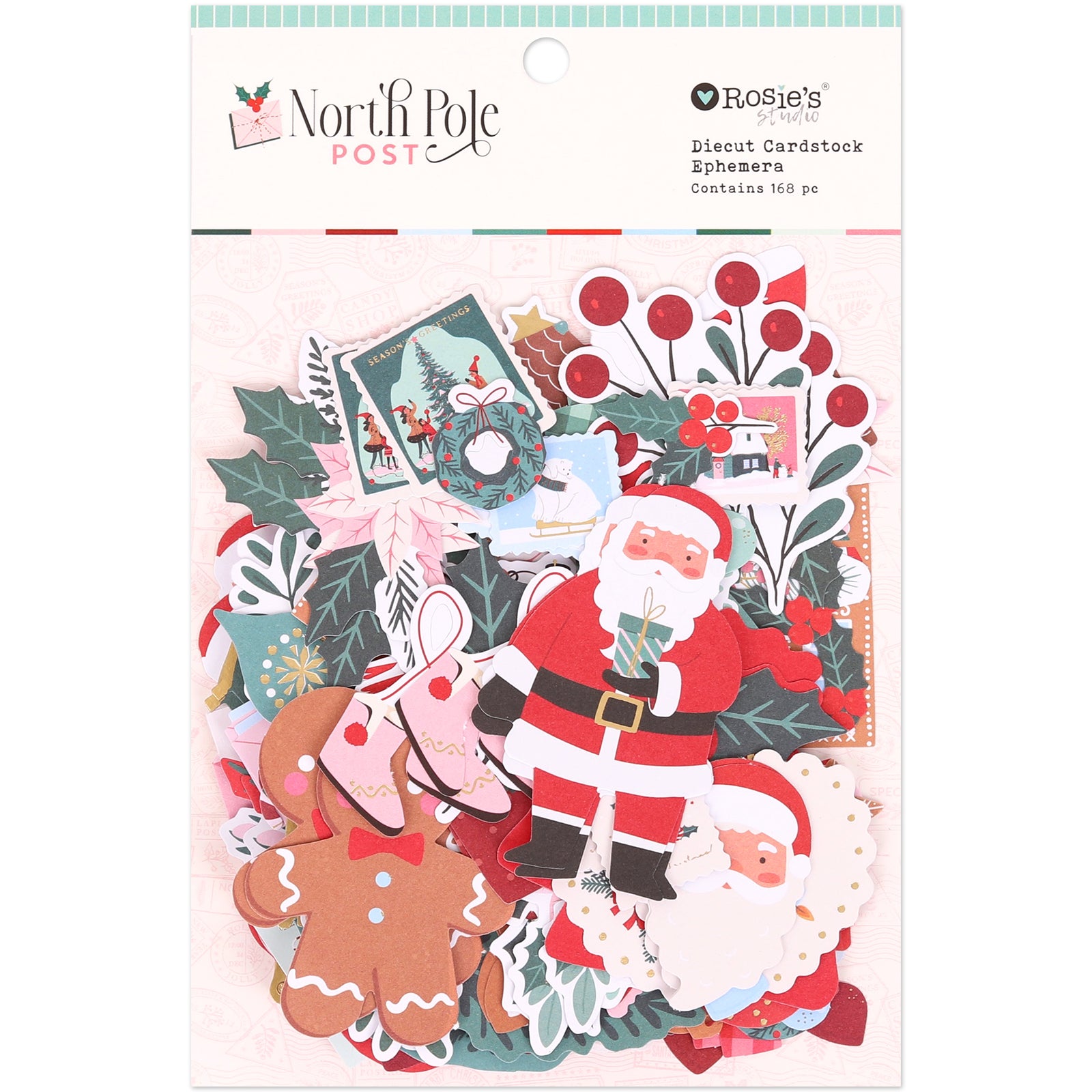 North Pole Post | Diecut Cardstock Ephemera (168 pcs)