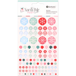 North Pole Post | Epoxy Embellishments (110 pcs)