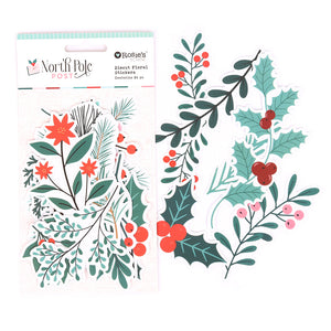 North Pole Post | Clear Foliage Stickers (24 pcs)