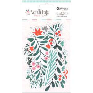 North Pole Post | Clear Foliage Stickers (24 pcs)