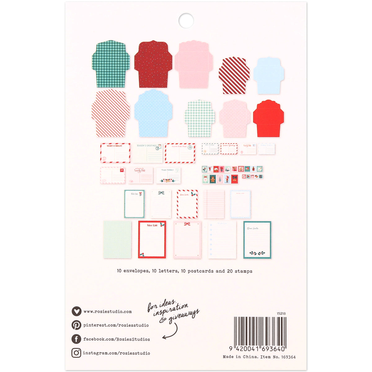 North Pole Post | Letters to Santa Set (50 pcs)