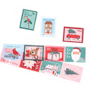 North Pole Post | Postage Stamp Washi Tape