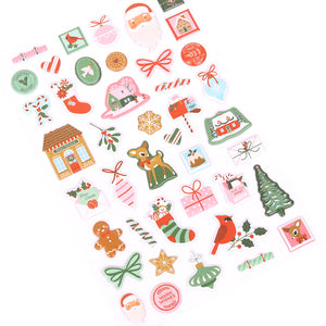 North Pole Post | Puffy Motif Stickers (40 pcs)