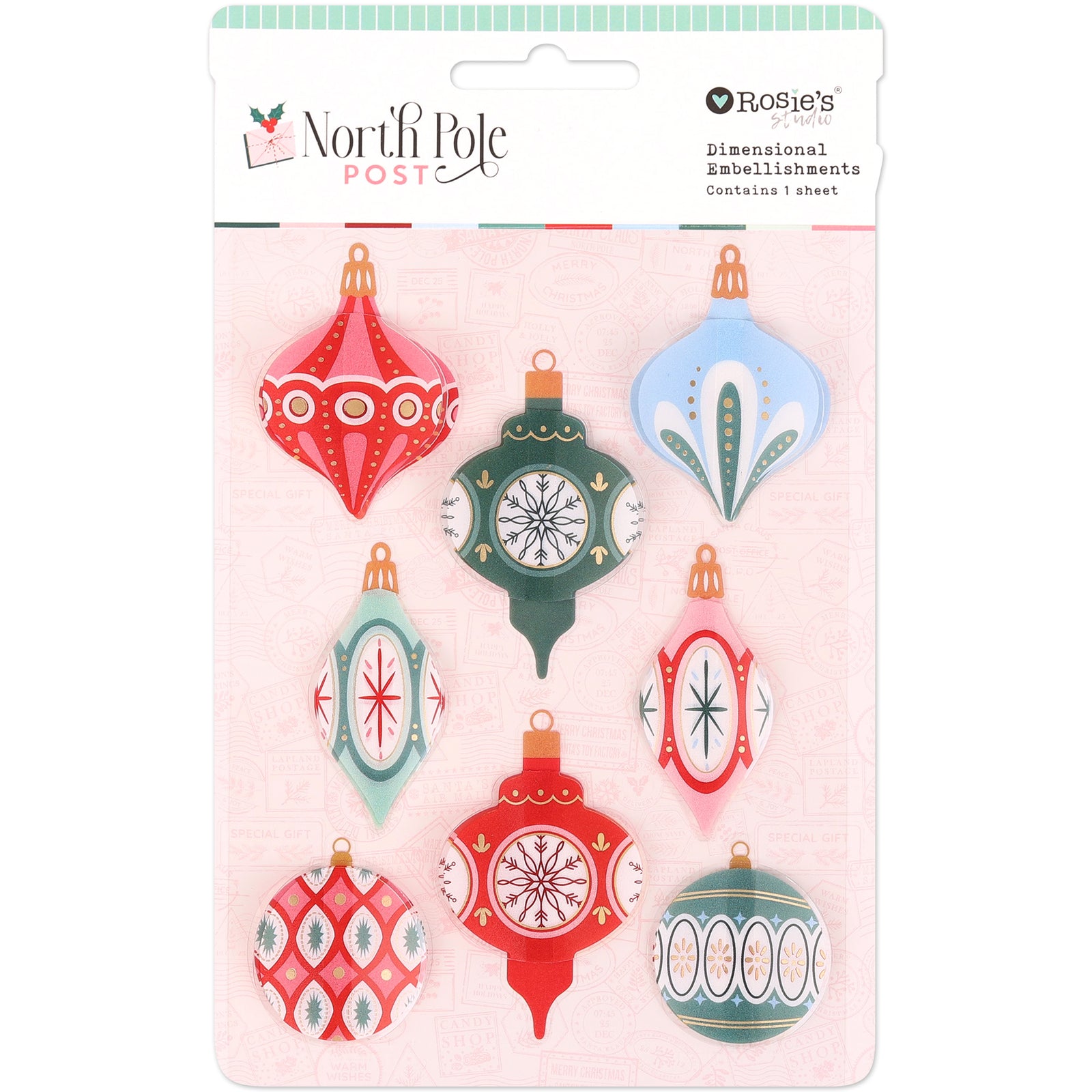 North Pole Post | Dimensional Ornaments