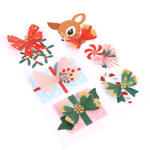 North Pole Post | Dimensional Holiday Bows