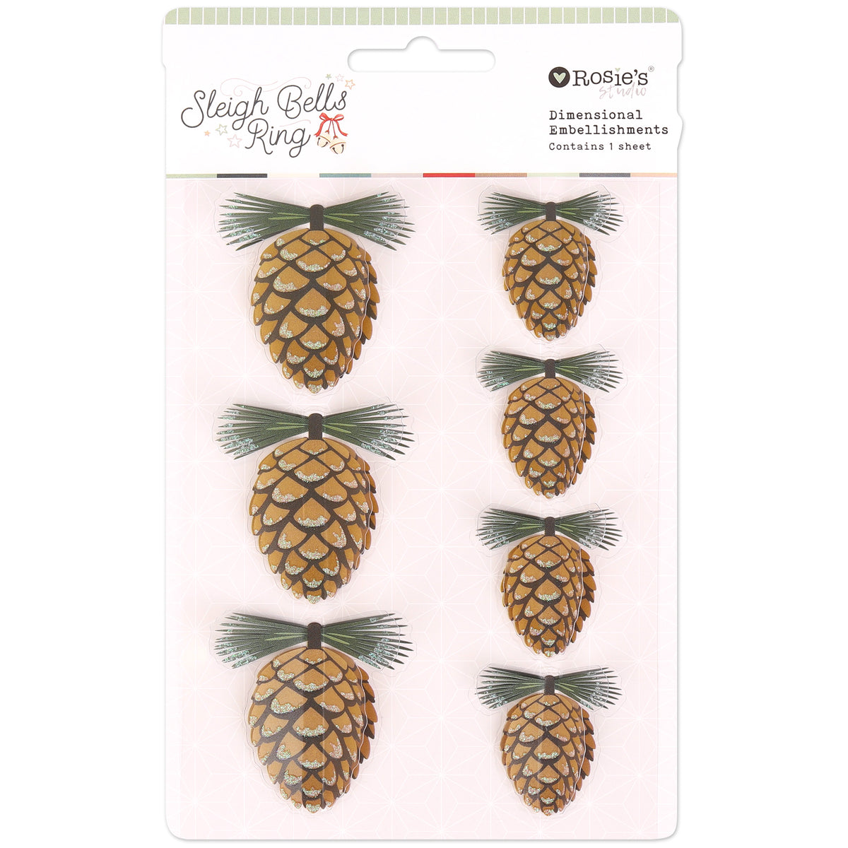 Sleigh Bells Ring | Dimensional Pinecones