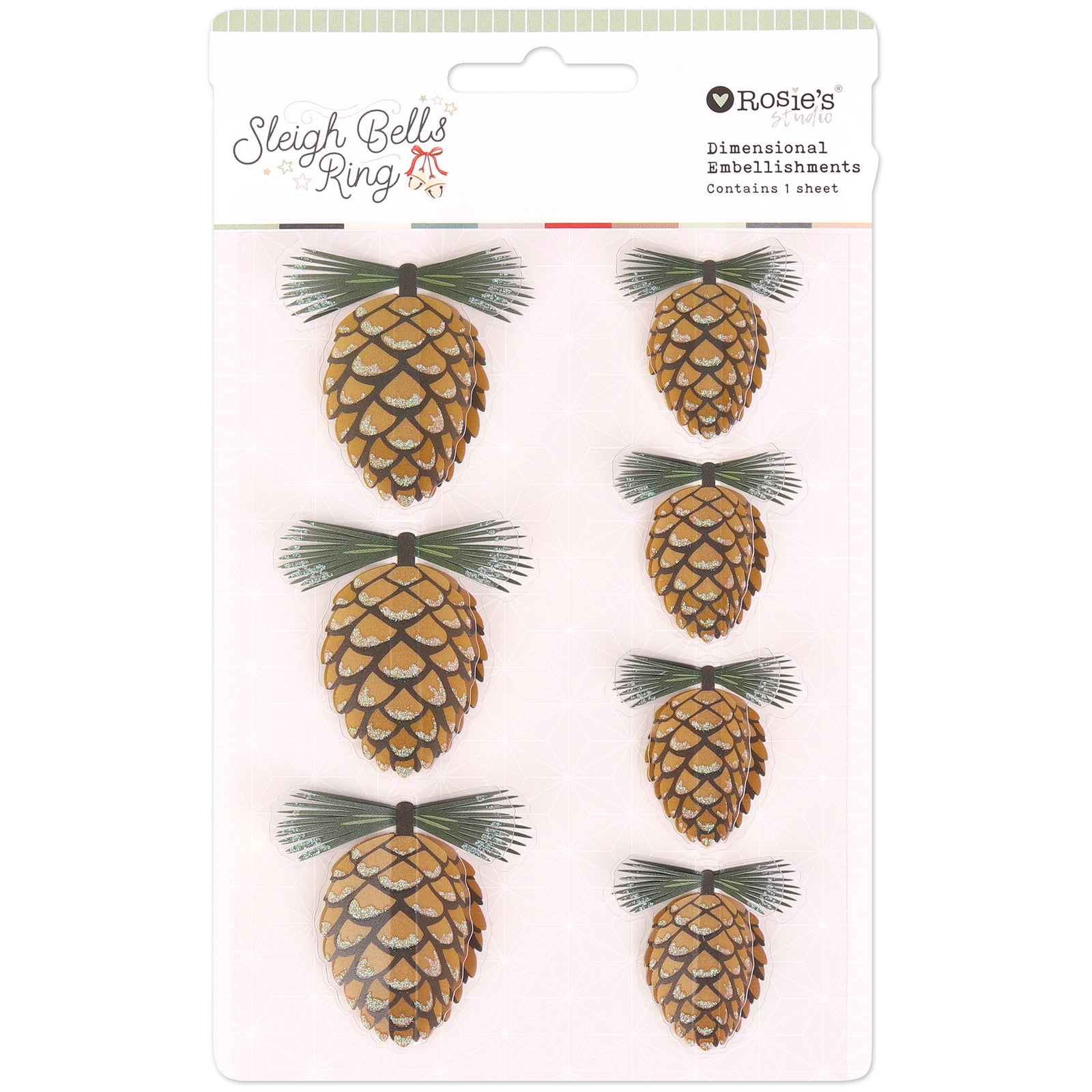Sleigh Bells Ring | Dimensional Pinecones