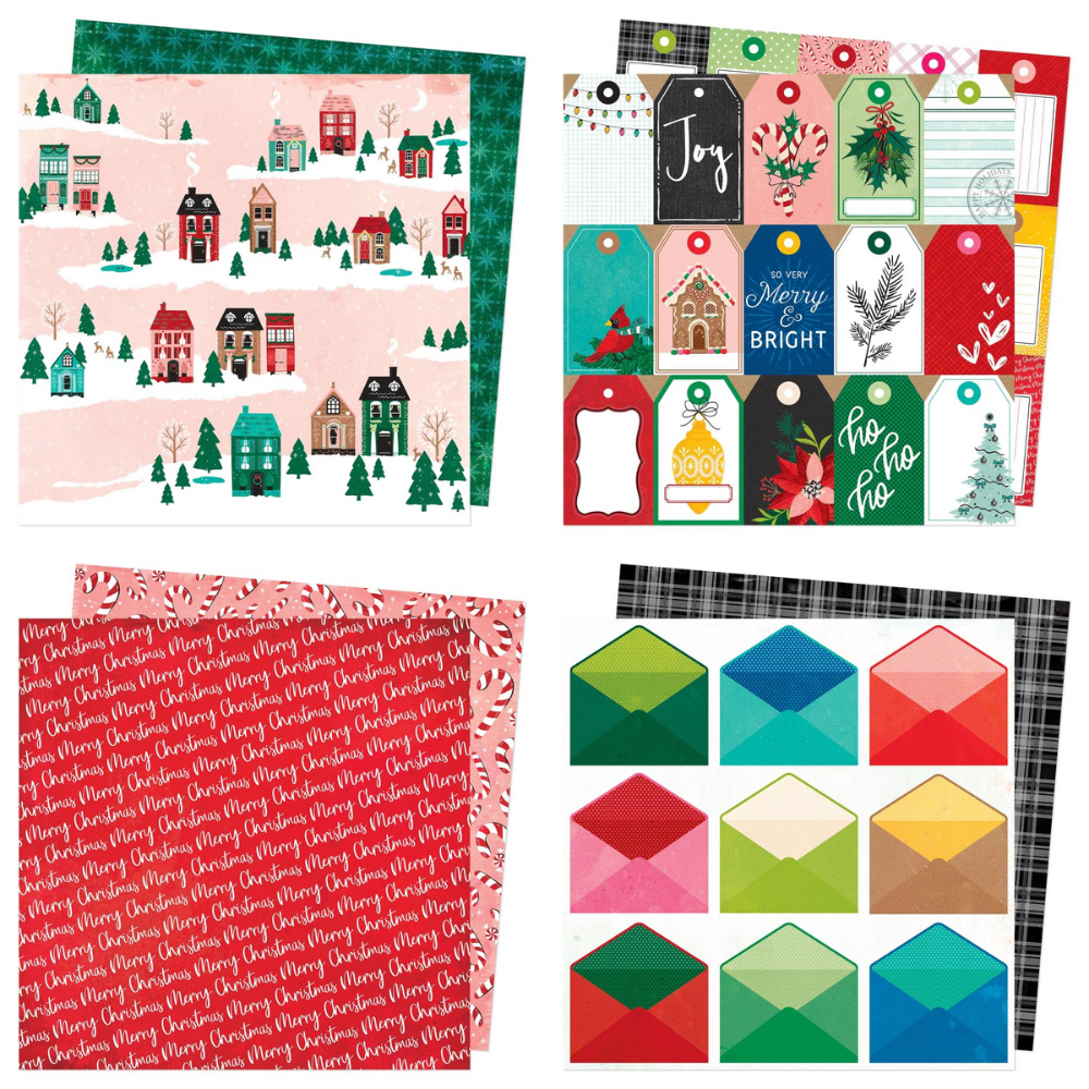 Vicki Boutin | Peppermint Kisses 36 Sheet Paper Pad (12" x 12")