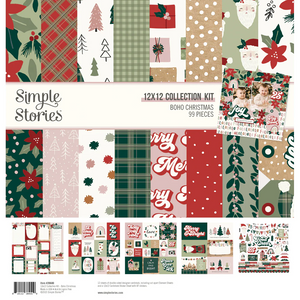 Simple Stories 12 x 12 Collection Kit | Boho Christmas