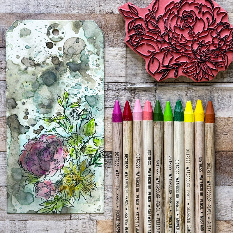 Tim Holtz Distress Watercolor Pencil | Scorched Timber (TDH83948)