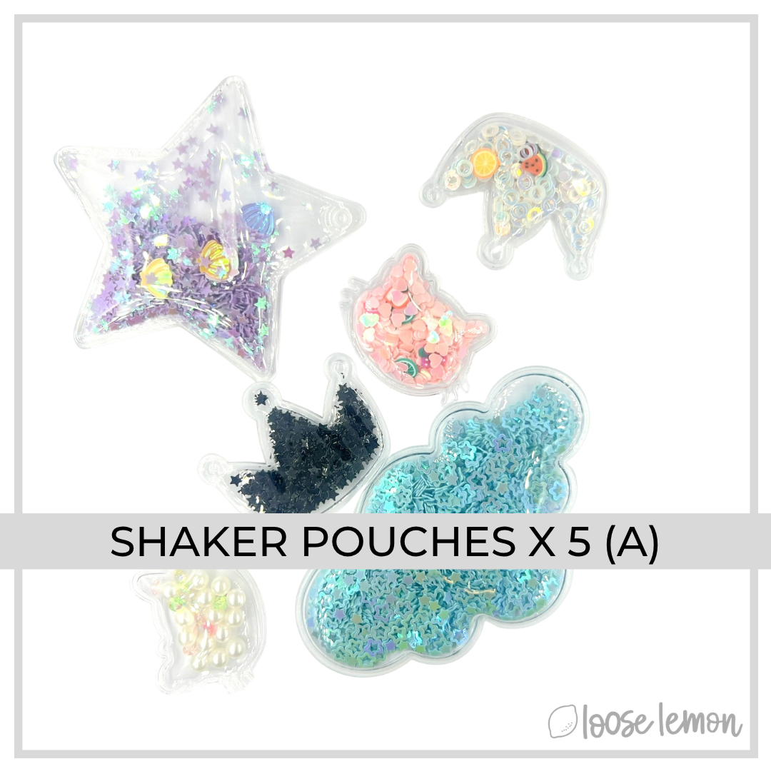 CLEARANCE Shaker Pouches | Set E