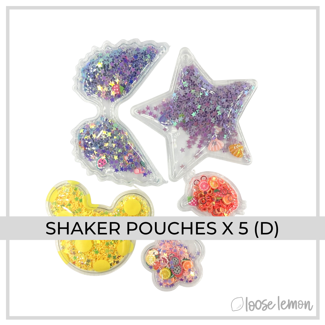 CLEARANCE Shaker Pouches | Set D