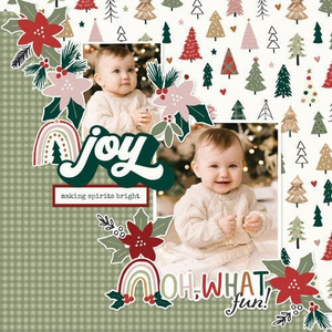 Simple Stories 12 x 12 Collection Kit | Boho Christmas