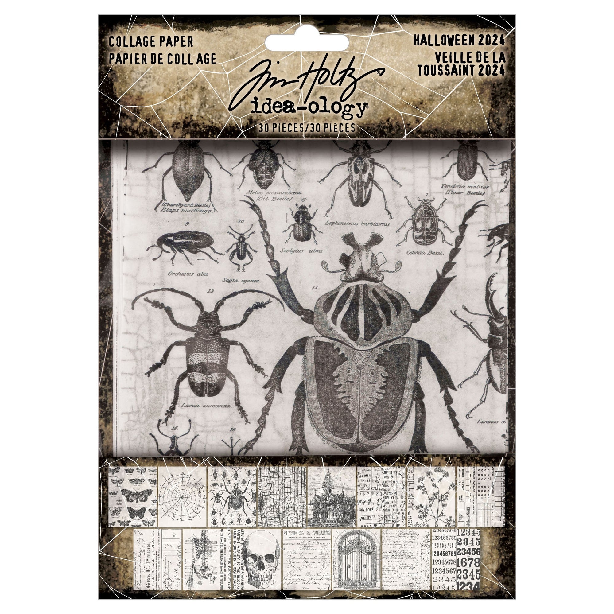 Tim Holtz Idea-Ology Halloween Collage Paper | TH94393 (2025)
