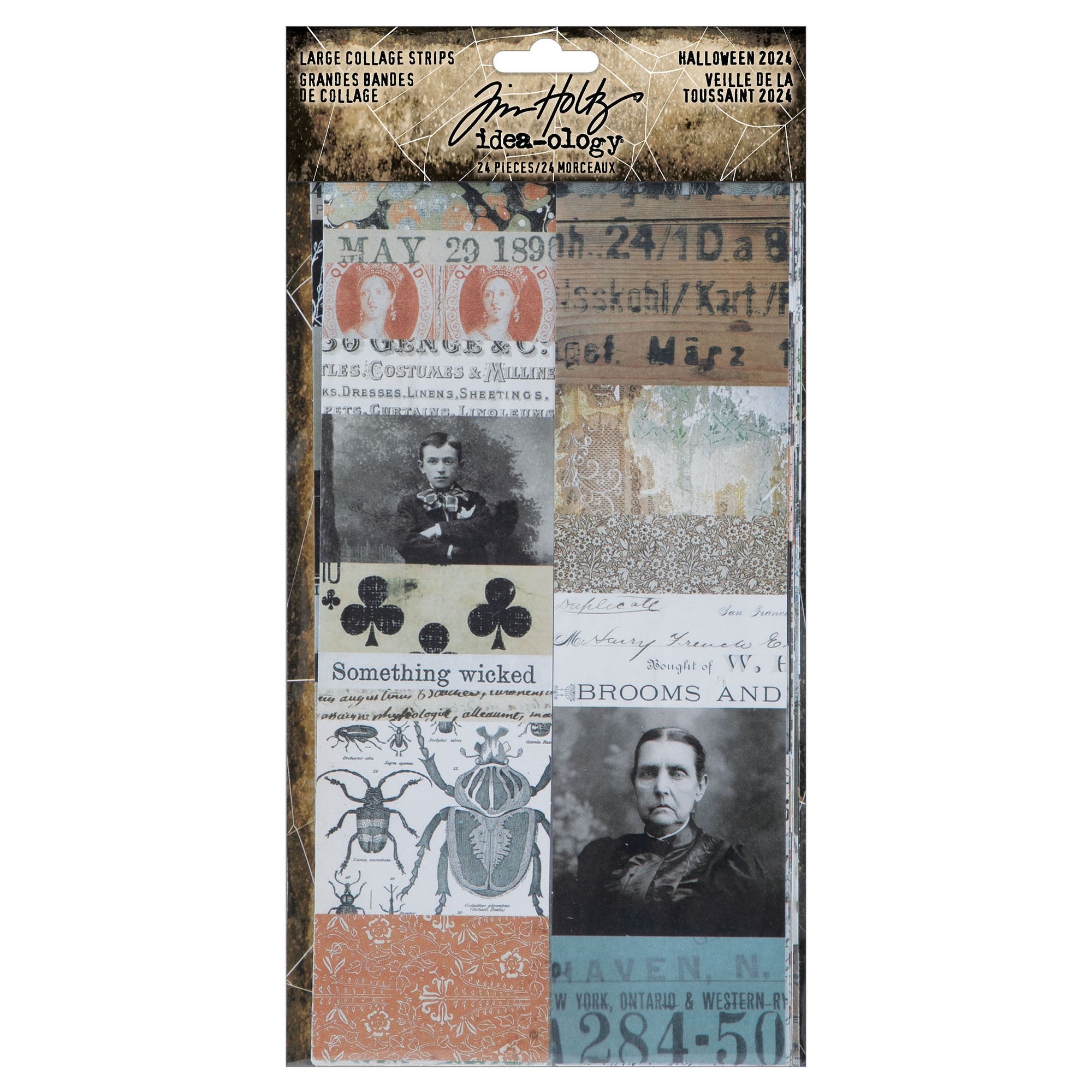 Tim Holtz Idea-Ology Large Collage Strips | TH94394 (2025)