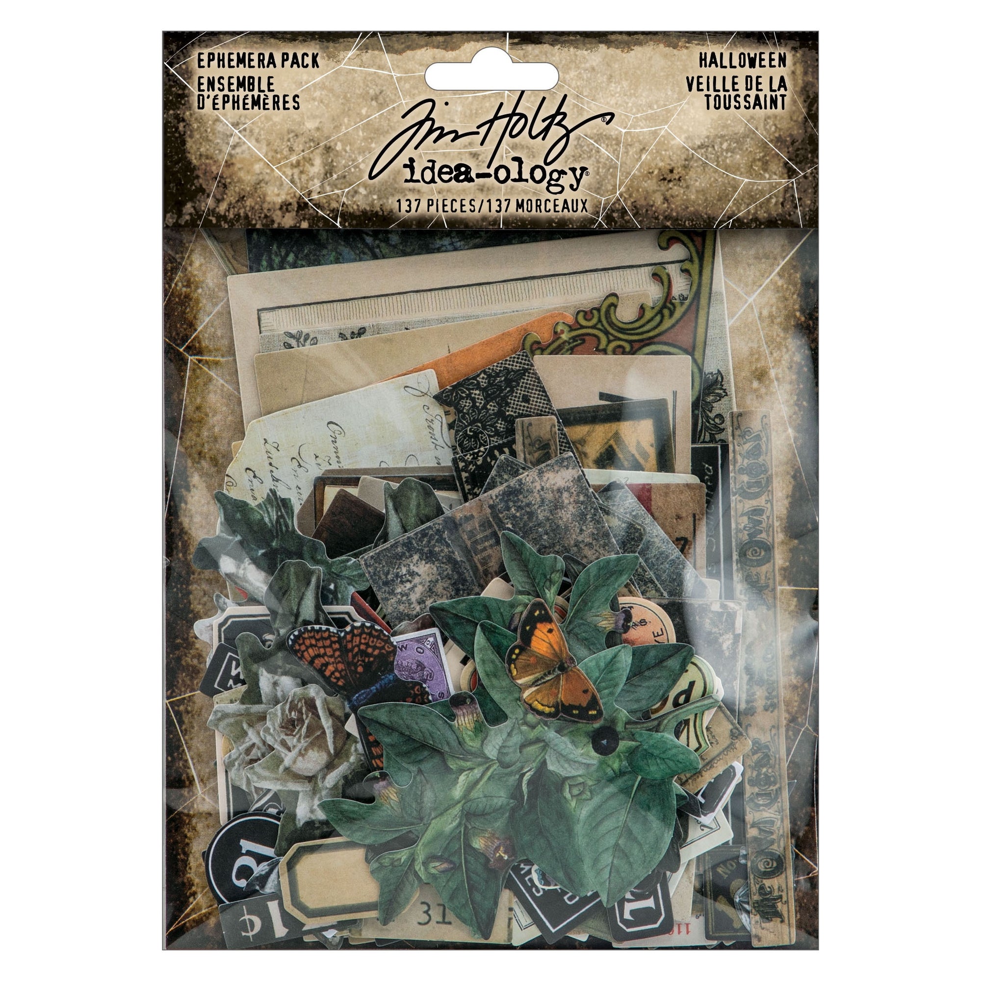Tim Holtz Idea-Ology Halloween Ephemera Pack | TH94435 (2025)