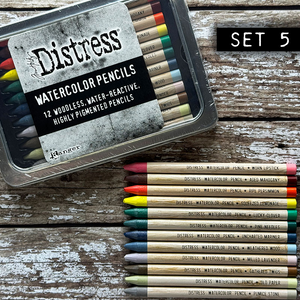 Tim Holtz Distress Watercolor Pencils | Set 5 (TDH83597)