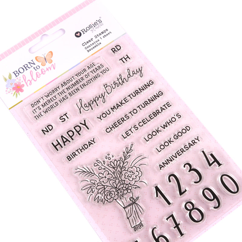 Born To Bloom | Clear Stamps