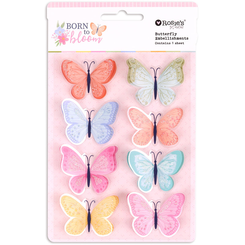 Born To Bloom | Butterfly Embellishments