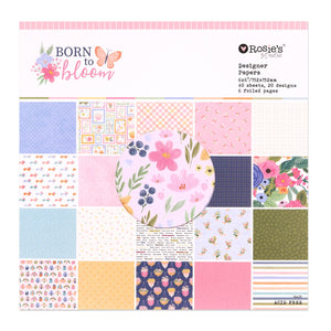Born To Bloom | 6" X 6" Paper Pad (40 Sheets)