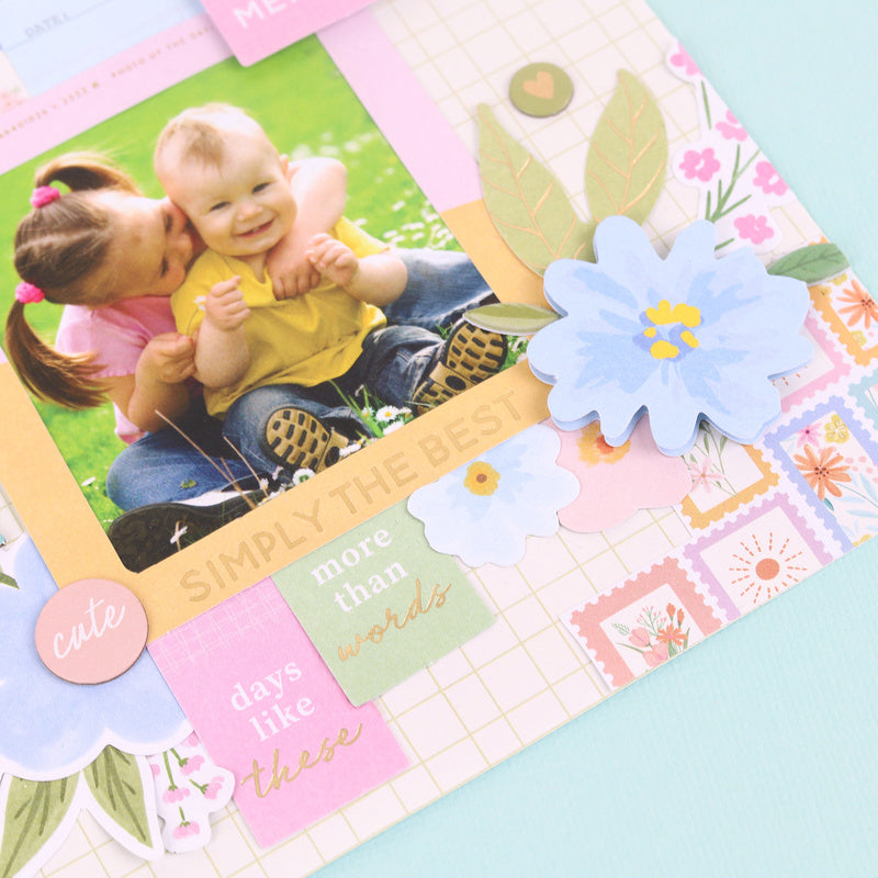 Born To Bloom | 12" X 12" Textured Cardstock ( 12 Sheets)