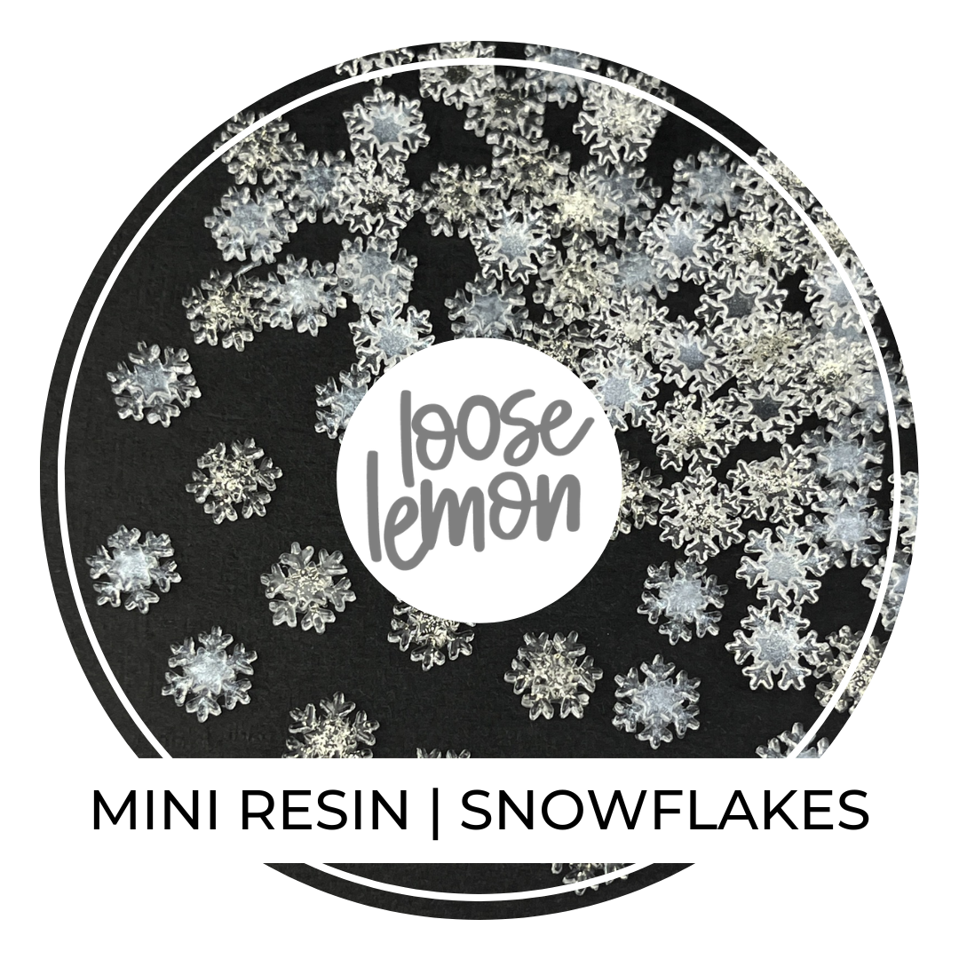 Mini Resin | Snowflakes x 20