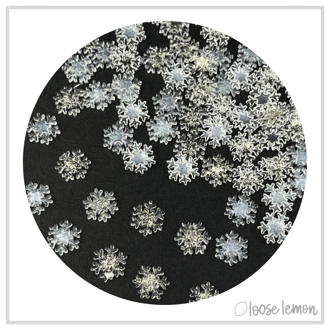 Mini Resin | Snowflakes x 20