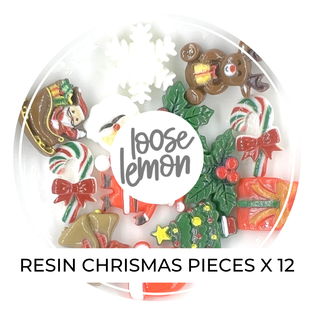 Resin | Christmas Pieces x 12