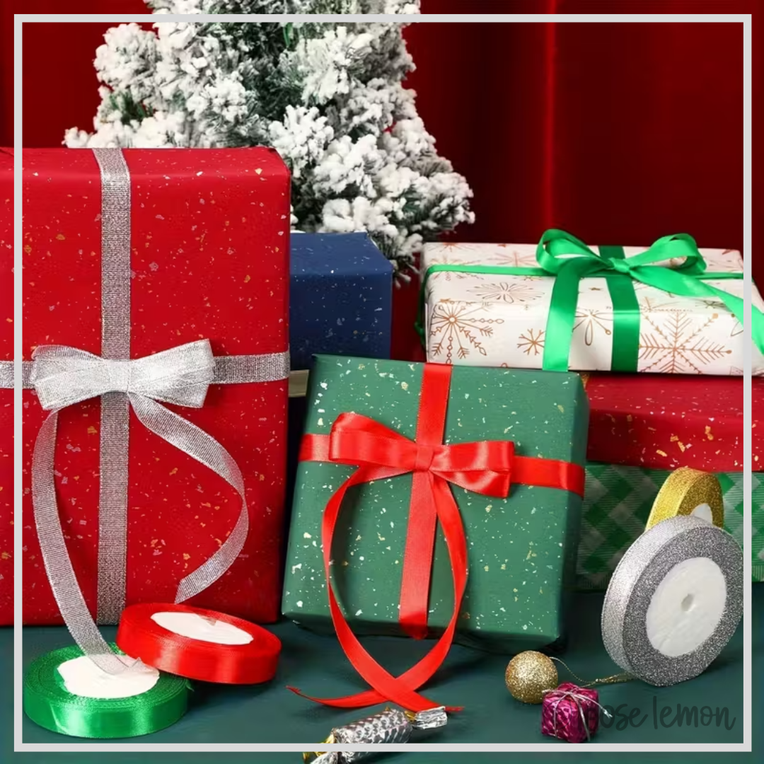 Christmas Ribbon x 5m (Jolly Spots)