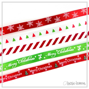 Christmas Ribbon x 5m (Very Merry)