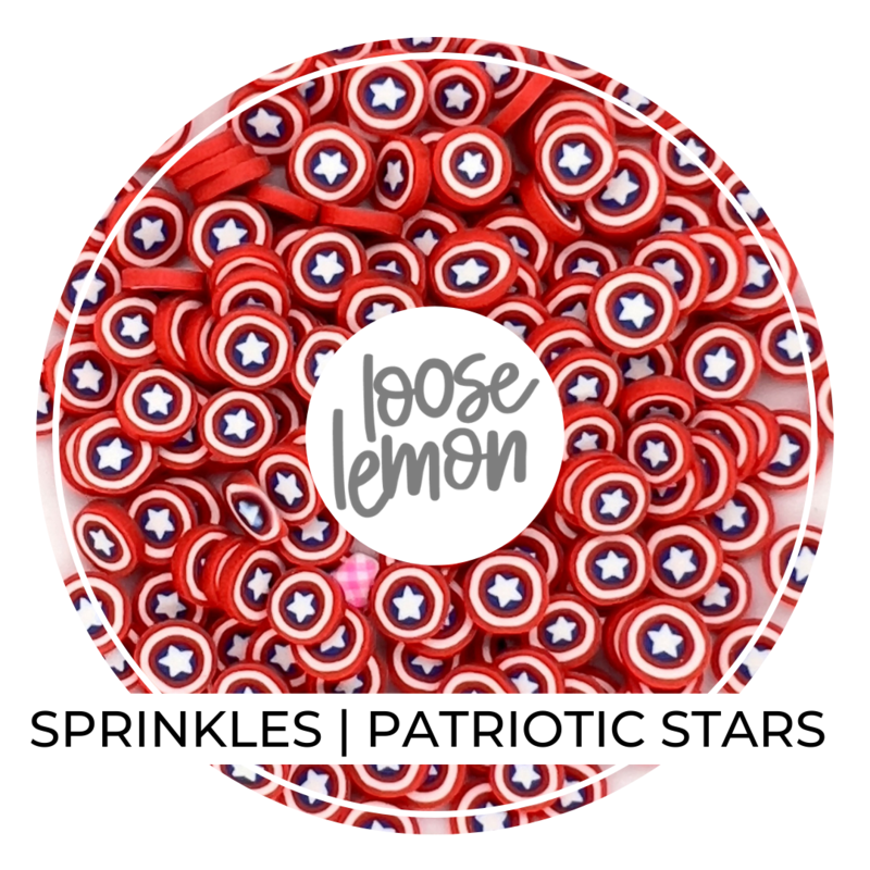Clay Sprinkles | Patriotic Stars
