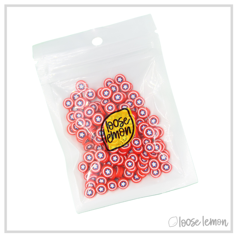 Clay Sprinkles | Patriotic Stars