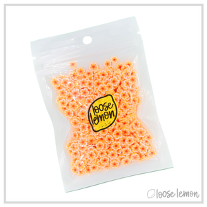 Clay Sprinkles | Orange Flowers