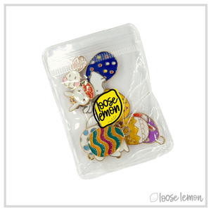 Easter Enamel Charms x 12