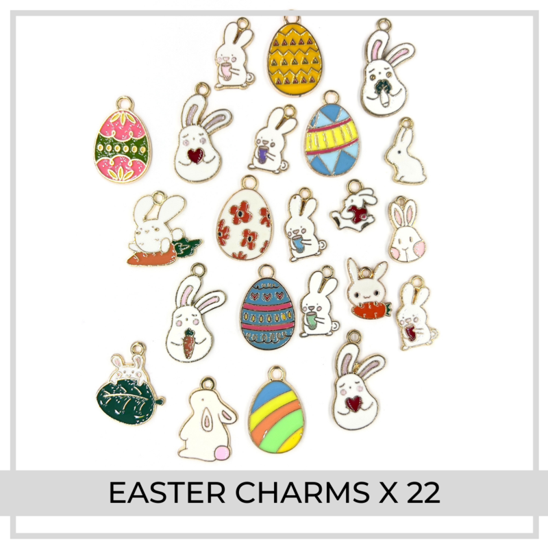 Easter Enamel Charms x 22