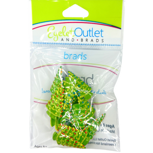 Christmas Lights Brads x 12 | Eyelet Outlet