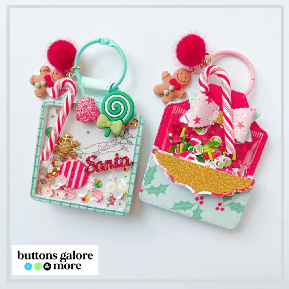 Christmas Buttons x 20 | Colors of Christmas (Buttons Galore & More)