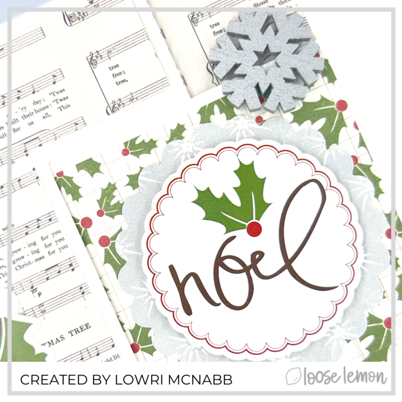 Wooden Snowflakes | Red X 8 Pieces